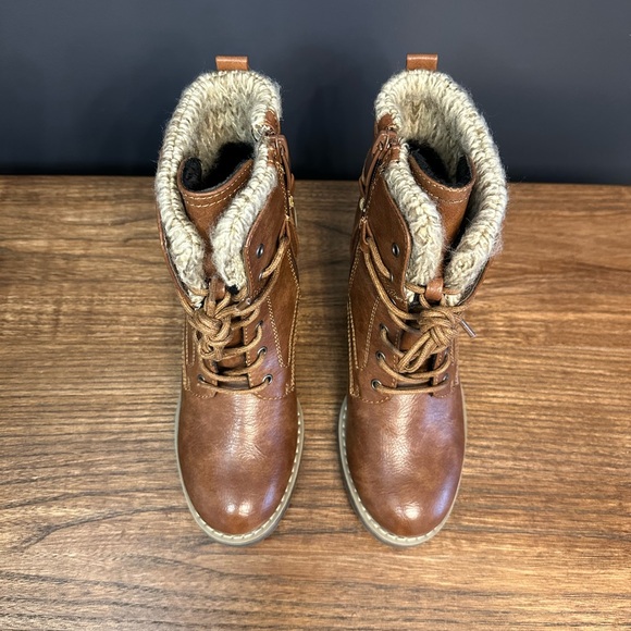 Taxi Mackenzie Bootie Brown Women’s 37/6.5 NEW - Picture 5 of 6